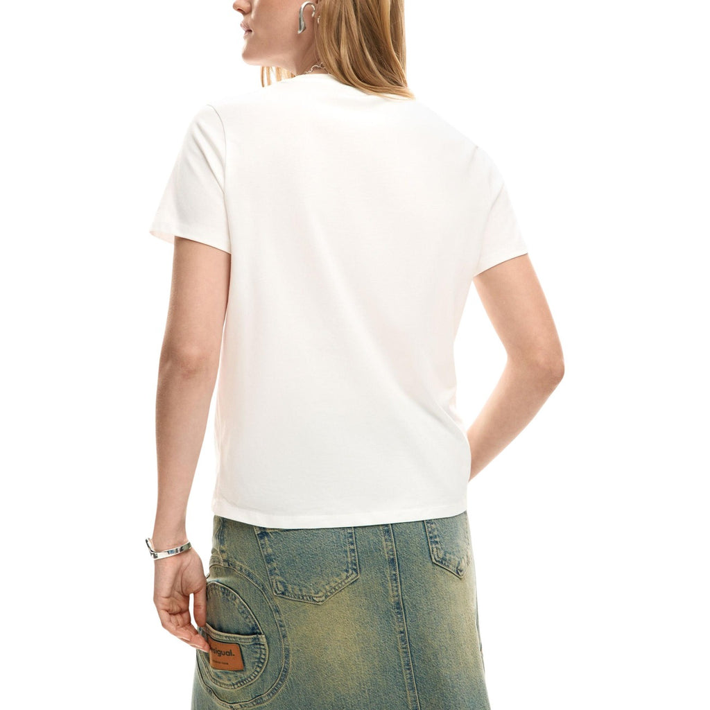Desigual - T-shirt Damski Desigual
